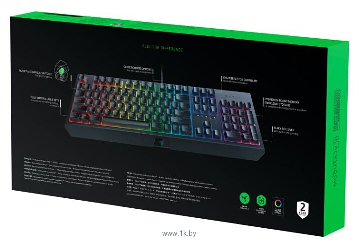 Фотографии Razer blackWidow 2019 black USB