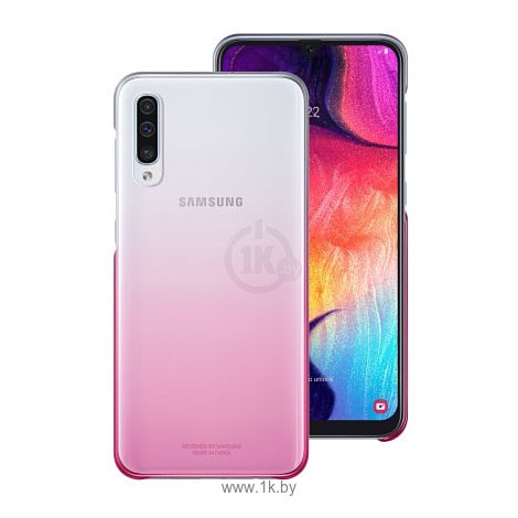 Фотографии Samsung Gradation Cover для Samsung Galaxy A70 (розовый)