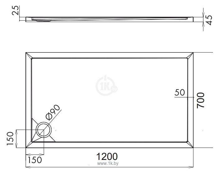 Фотографии Omnires Merton 70x120 (правый)