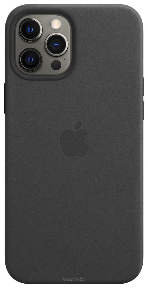 Фотографии Apple MagSafe Leather Case для iPhone 12 Pro Max (черный)