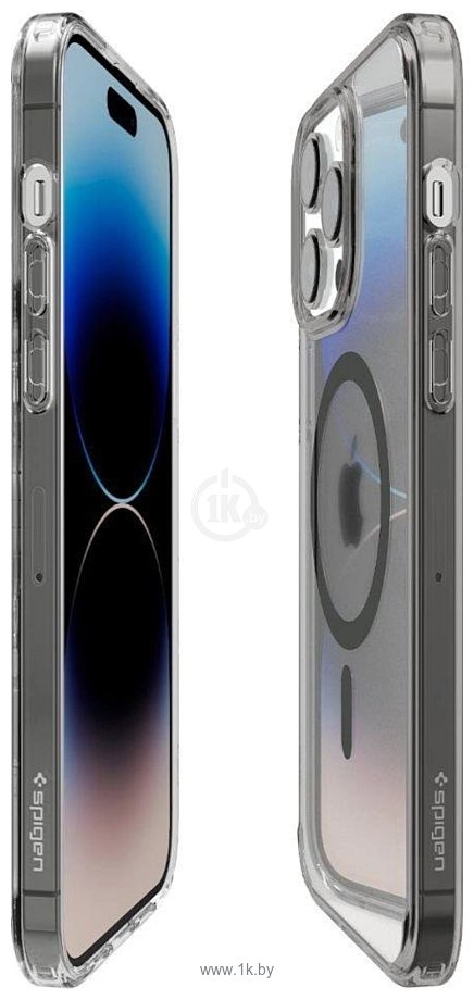 Фотографии Spigen Ultra Hybrid iPhone 14 Pro Max MagFit ACS05582 (черный)