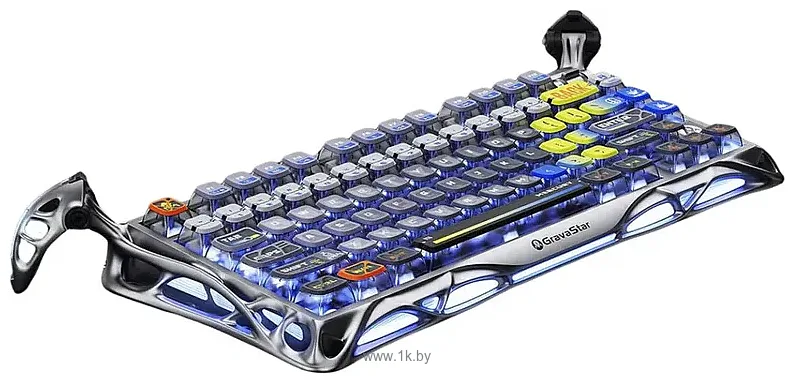 Фотографии Gravastar Mercury K1 Pro Interstellar Silver GravaStar x Kailh Speedy Mint