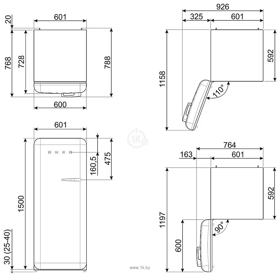Фотографии Smeg FAB28LOR6 Фотографии Smeg FAB28LOR6
