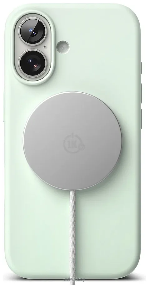 Фотографии Ringke Silicone Magnetic для iPhone 17 (Soft Mint) Фотографии Ringke Silicone Magnetic для iPhone 17 (Soft Mint)