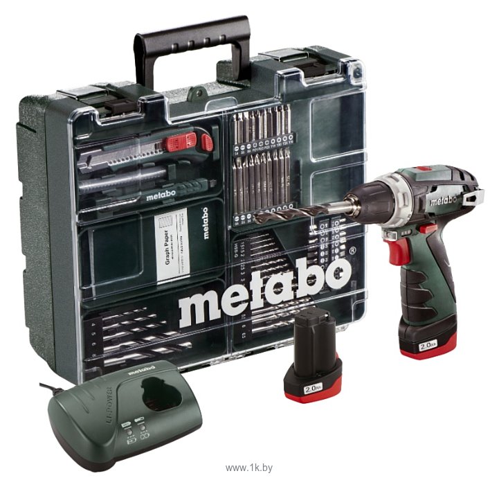 Фотографии Metabo PowerMaxx BS 2014 Basic 2.0Ah x2 Case Set2