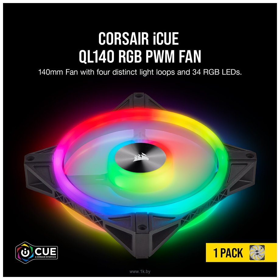 Фотографии Corsair iCUE QL140 RGB CO-9050099-WW