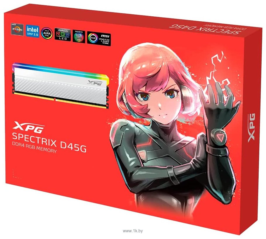 Фотографии ADATA XPG Spectrix D45G RGB AX4U41338G19J-DCWHD45G