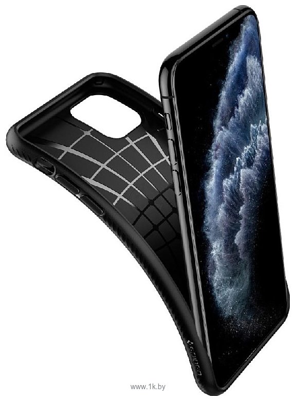 Фотографии Spigen Liquid Air для iPhone 11 Pro 077CS27232 (черный)