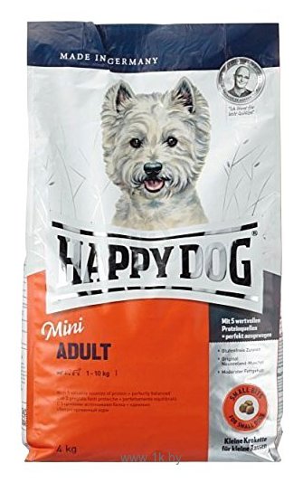 Фотографии Happy Dog (4 кг) Supreme Fit&Well - Adult Mini для взрослых собак мелких пород