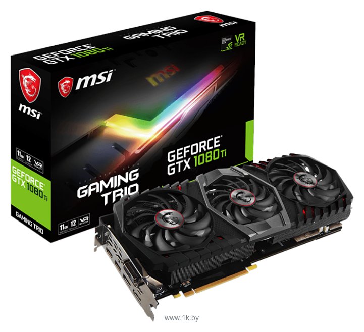 Фотографии MSI GeForce GTX 1080 Ti GAMING TRIO