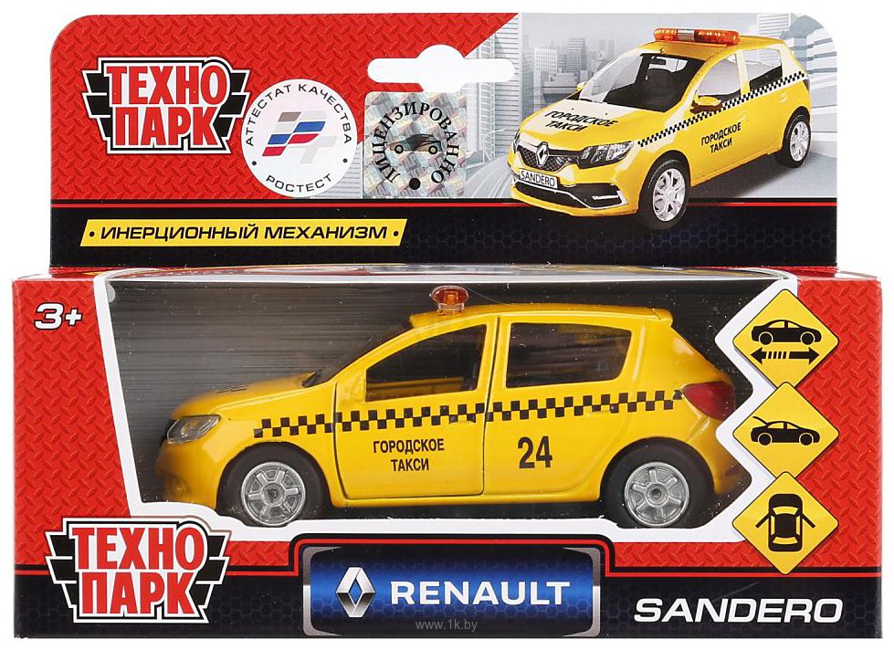 Фотографии Технопарк Renault Sandero Такси SB-17-61-RS(T)-WB