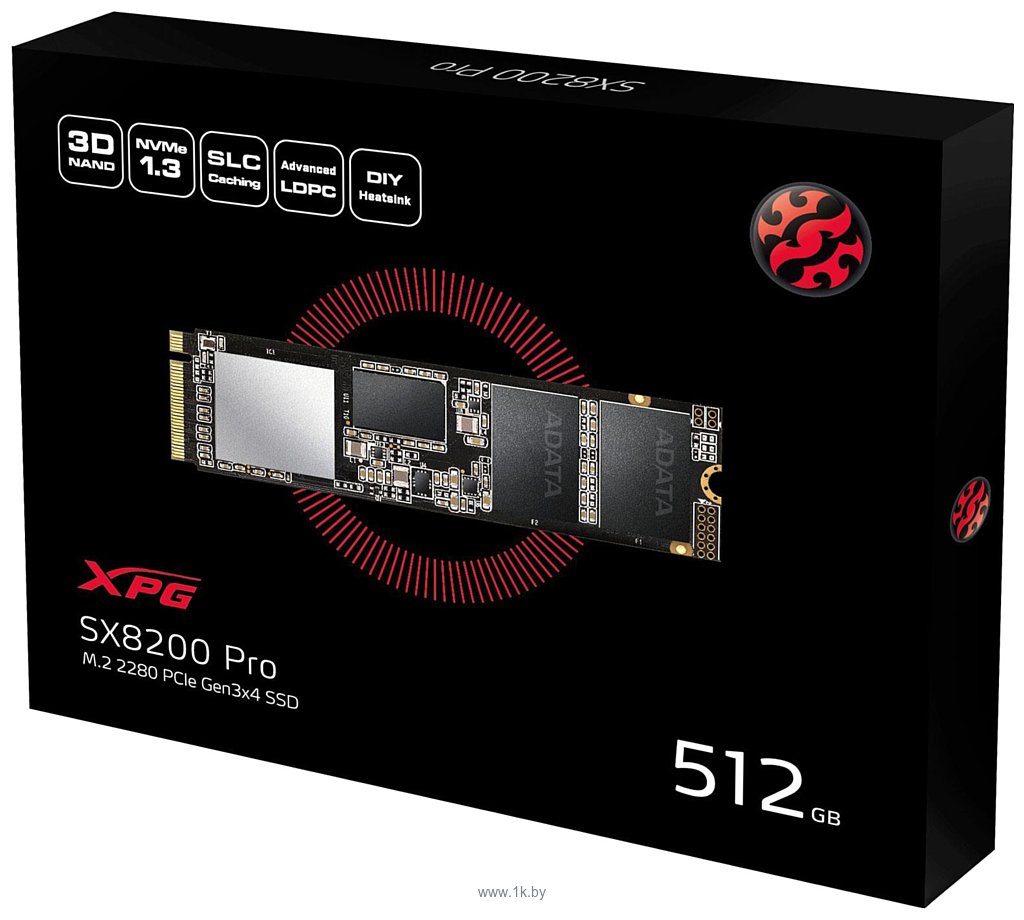 Фотографии A-data XPG SX8200 Pro 512GB ASX8200PNP-512GT-C