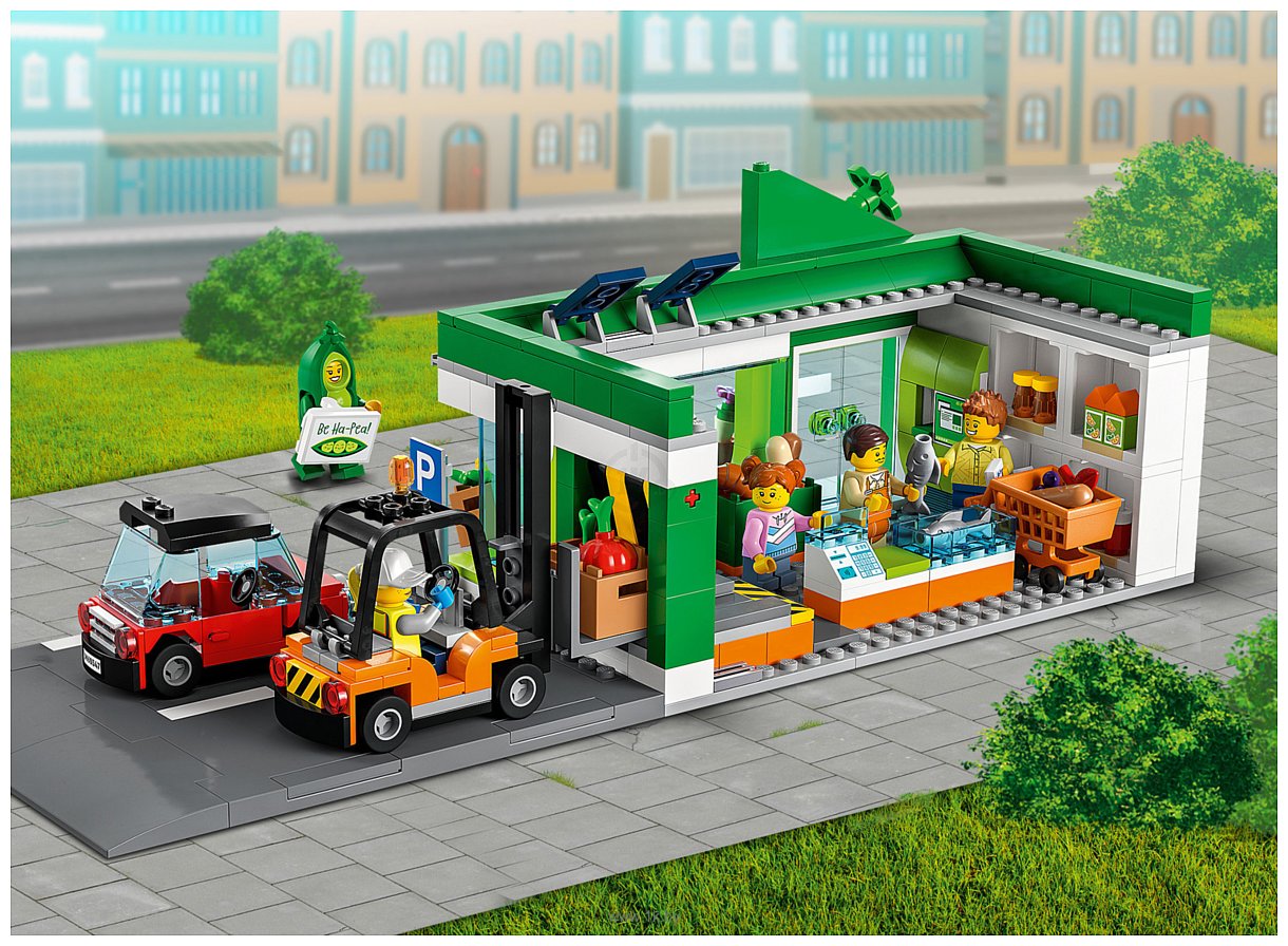 Фотографии LEGO City 60347 Продуктовый магазин