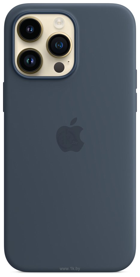 Фотографии Apple MagSafe Silicone Case для iPhone 14 Pro Max (синий шторм)