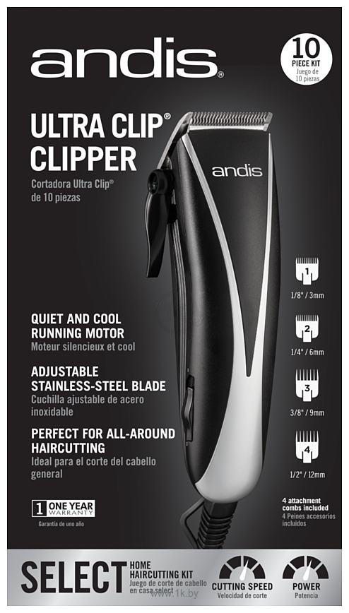 Фотографии Andis Ultra Clip Adjustable Blade Clipper PM-10 19080