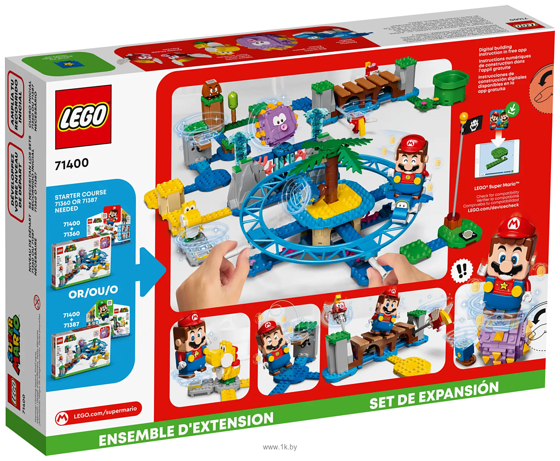 Фотографии LEGO Super Mario 71400 Дополнительный набор: Пляжное веселье огромного ежа