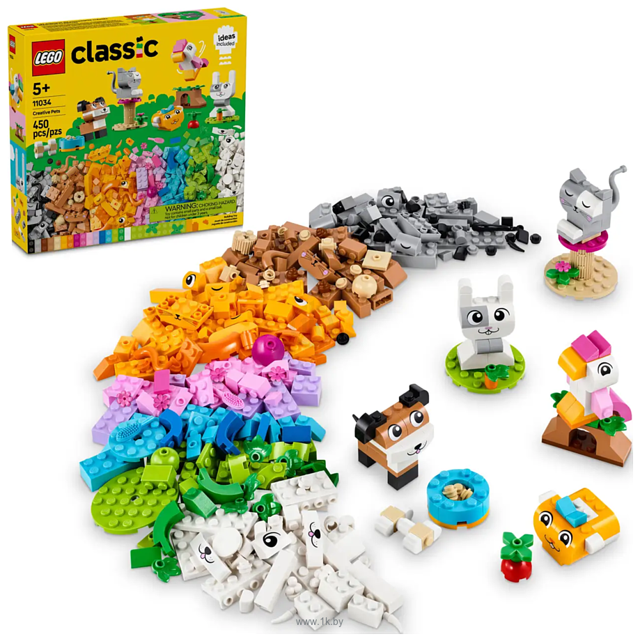 Фотографии LEGO Classic 11034 Креативные домашние животные