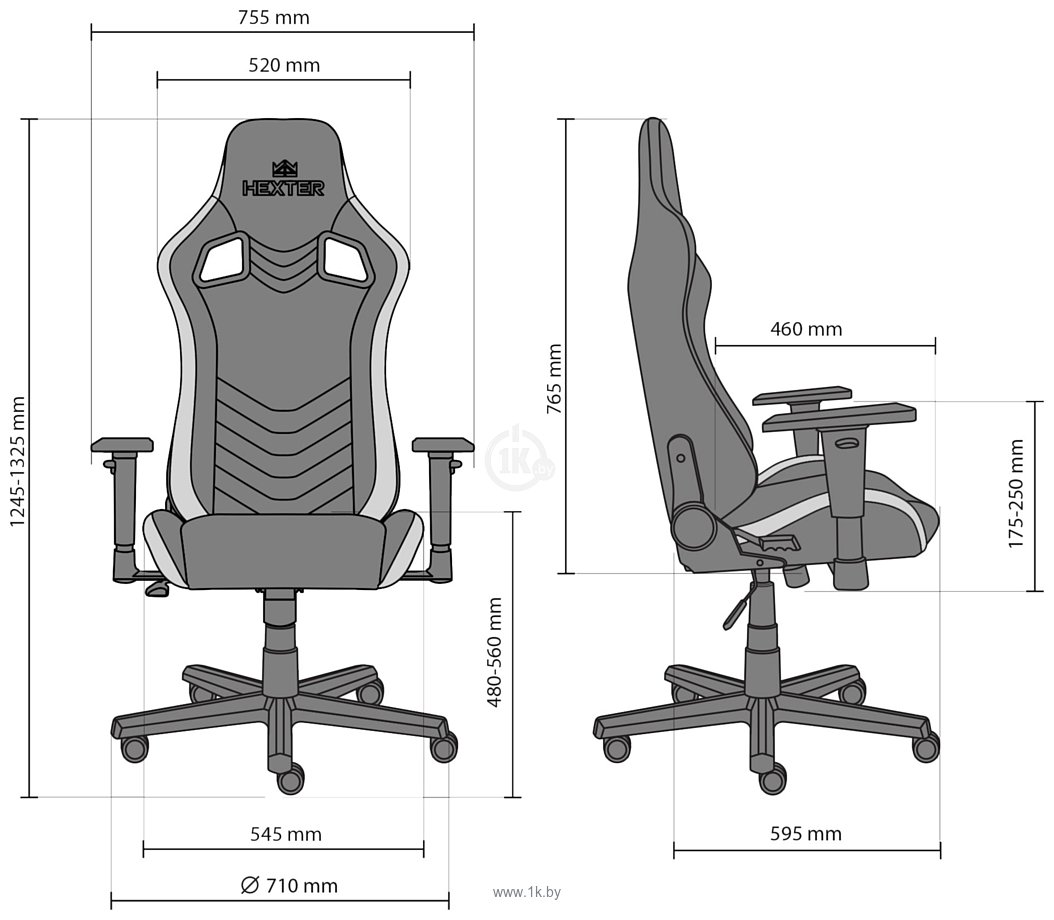 Фотографии Hexter Pro R4D Tilt MB70 ECO-01 (черный/синий)