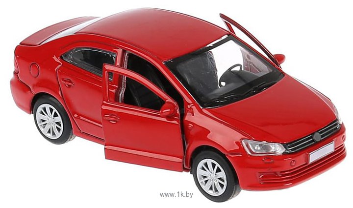 Фотографии Технопарк Volkswagen Polo (красный)