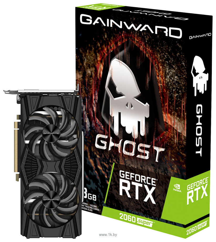 Фотографии Gainward GeForce RTX 2060 SUPER Ghost (NE6206S018P2-1160X-1)
