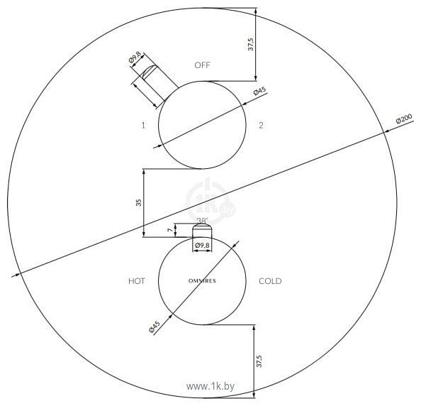 Фотографии Omnires Y Y1236ROCR