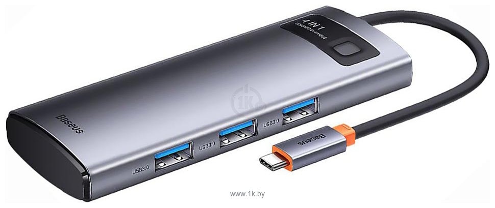 Фотографии Baseus Metal Gleam Series 4-Port USB-A Hub WKWG070013