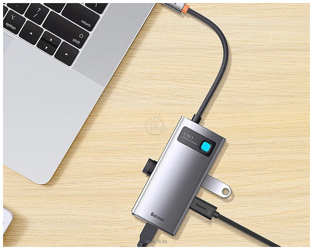 Фотографии Baseus Metal Gleam Series 4-Port USB-A Hub WKWG070013