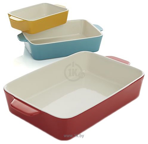 Фотографии Crate and Barrel Set of 3 Potluck Baking Dishes
