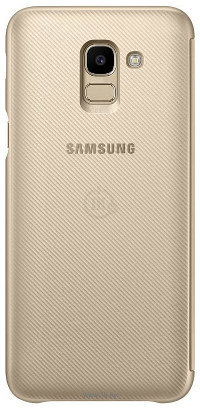 Фотографии Samsung Flip Wallet для Samsung Galaxy J6 (золотистый)