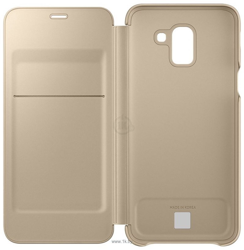 Фотографии Samsung Flip Wallet для Samsung Galaxy J6 (золотистый)
