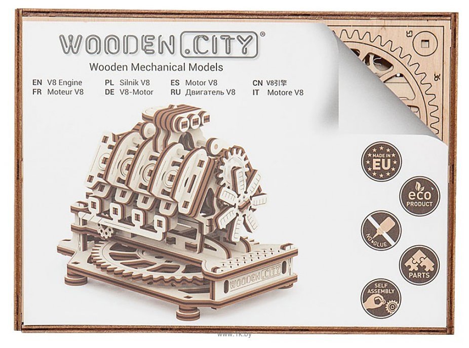 Фотографии Wooden City Двигатель V8 316