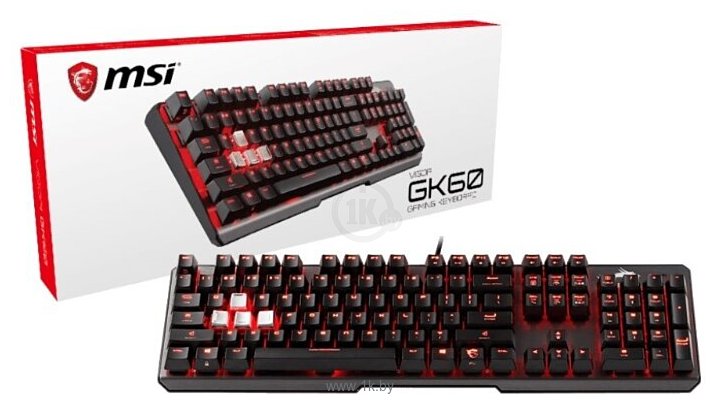 Фотографии MSI VIGOR GK60 Cherry MX Red black USB