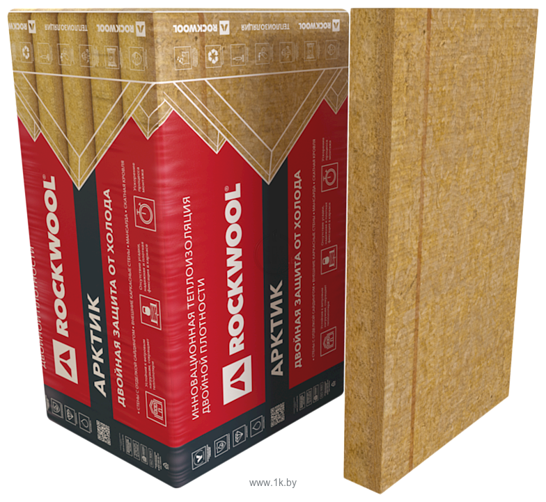 Фотографии Rockwool Арктик Лайт Баттс Д Экстра 1000x600x100 мм