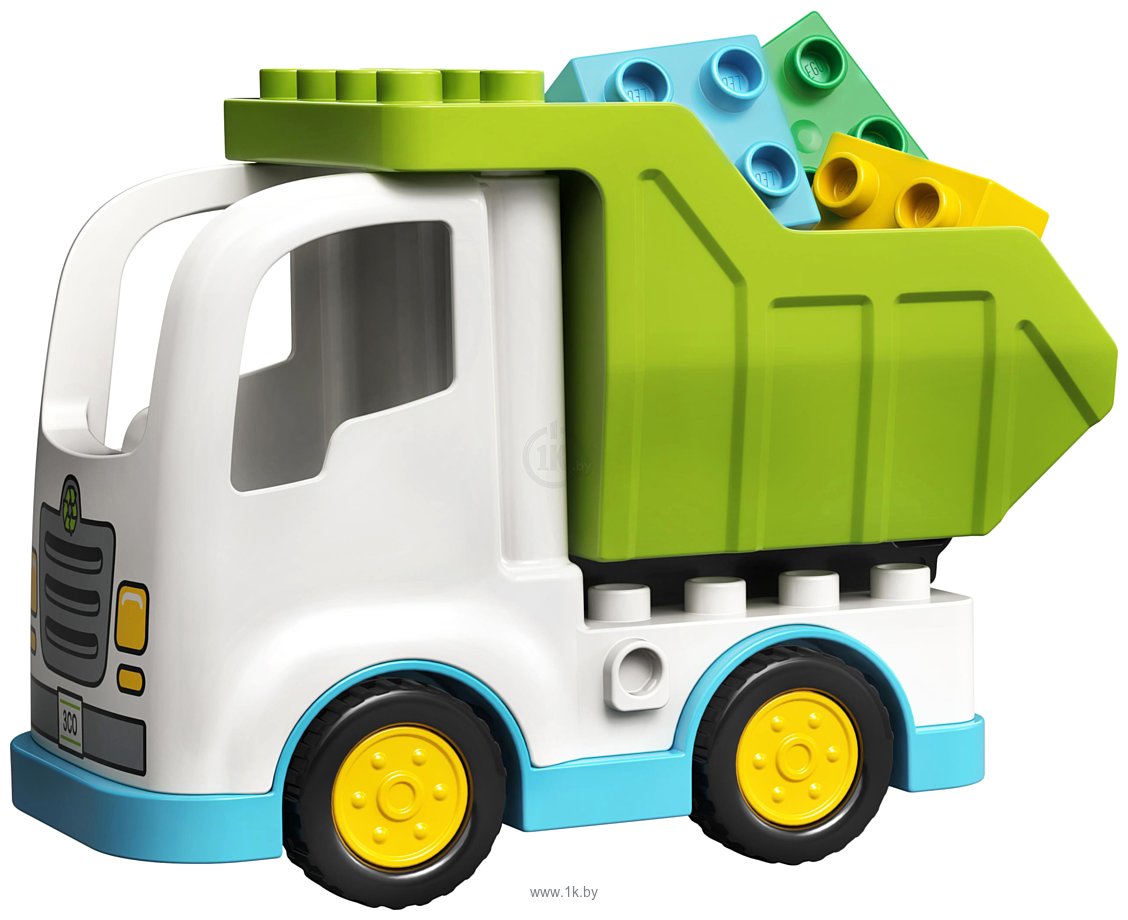 Фотографии LEGO Duplo 10945 Мусоровоз и контейнеры для раздельного сбора мусора