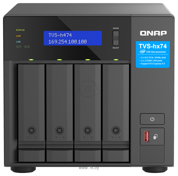 Фотографии QNAP TVS-h474-PT-8G