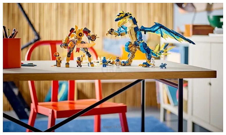 Фотографии LEGO Ninjago 71796 Стихийный дракон против Робота-императрицы