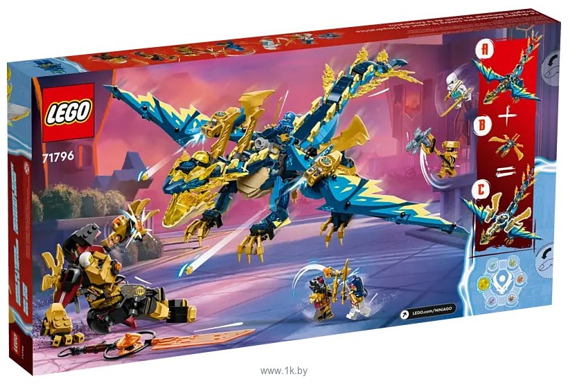 Фотографии LEGO Ninjago 71796 Стихийный дракон против Робота-императрицы