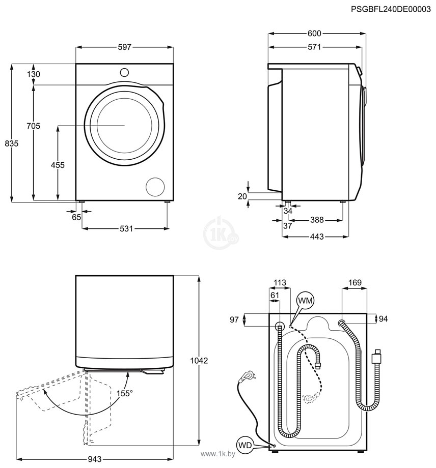 Фотографии Electrolux SteamCare 700 AbsoluteCare UniversalDose EW7F3492QP