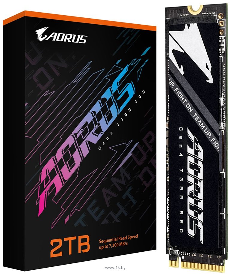 Фотографии Gigabyte Aorus Gen4 7300 2TB AG4732TB N