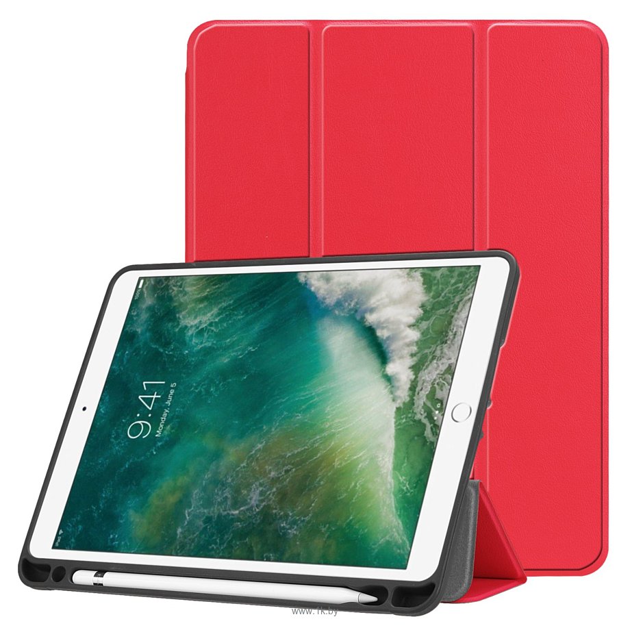 Фотографии LSS Silicon Case для Apple iPad 2017 (красный)