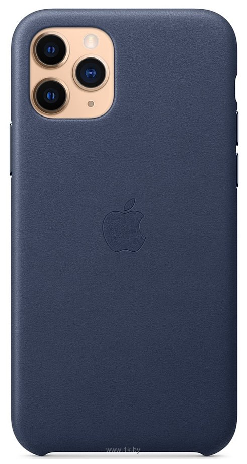 Фотографии Apple Leather Case для iPhone 11 Pro (темно-синий)