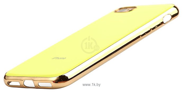 Фотографии EXPERTS Plating Tpu для Apple iPhone 7 Plus 5,5" (неоново-желтый)