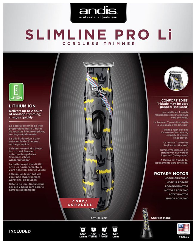 Фотографии Andis Slimline Pro Li T-Blade - Andis Nation