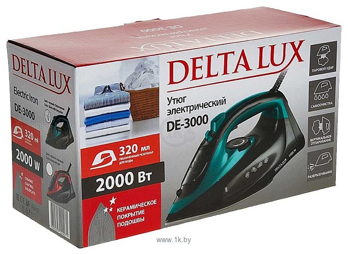 Фотографии Delta LUX DE-3000 (черный/бирюзовый)