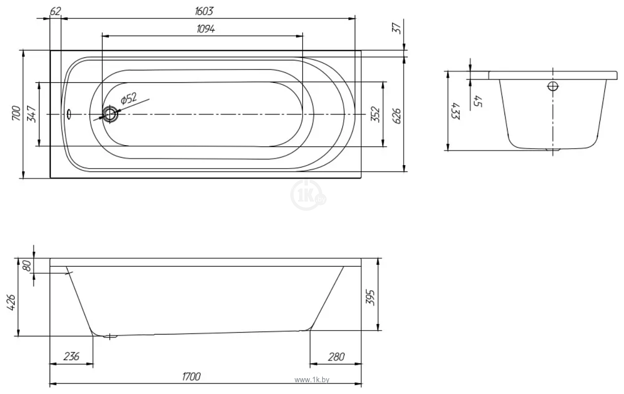 Фотографии Vento Spa Metida 170x70