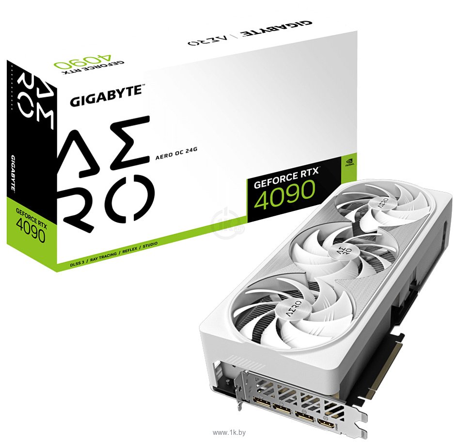 Фотографии Gigabyte GeForce RTX 4090 Aero OC 24G (GV-N4090AERO OC-24GD)