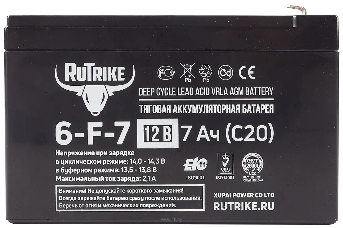 Фотографии Rutrike 6-F-7 (7Ah)