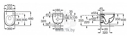 Фотографии Roca Meridian Compact Rimless 346244000 (без сиденья)