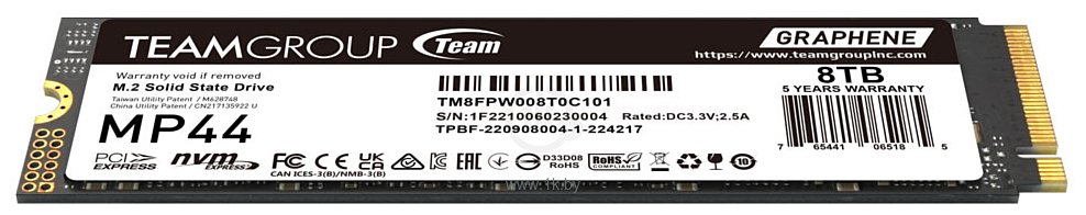 Фотографии Team MP44 8TB TM8FPW008T0C101