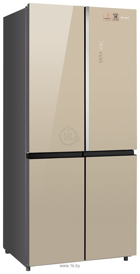 Фотографии Weissgauff WCD 590 Nofrost Inverter Premium Biofresh Gold Glass